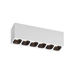 Loftlampe PIRRO 6.0 6-flammer IP20, sort d�mpbar