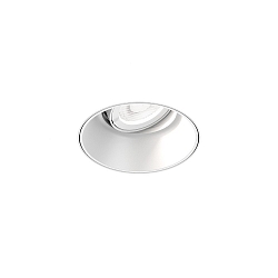 Indbygnings loftlampe DEEP ADJUST PETIT TRIMLESS 1.0 - LED skylle, kardanisk drejning IP20, mat, trafik hvid d�mpbar