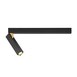 Loftlampe MICK 1.0 1-flamme IP20, guld, sort d�mpbar