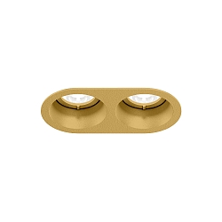 Indbygget spotlys DEEP BIJOU 2.0 - LED 2-flammer, stiv, med klemfjedre IP20, guld d�mpbar