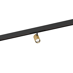 Skinne spot CENO 1.0 ON STREX 48V TRACK - ON/OFF til VDU-arbejdsstation, omskiftelig, kardanisk drejning IP20, mat, kulsort 