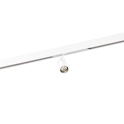Skinne spot CENO 1.0 ON STREX 48V TRACK - DALI til VDU-arbejdsstation, DALI styrbar, kardanisk drejning IP20, hvid mat d�mpbar