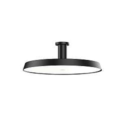 Loftlampe ROOMOR OFFICE CEILING SURF 1.0 MICROPRISM DALI styrbar, UGR < 19 IP20, sort mat d�mpbar