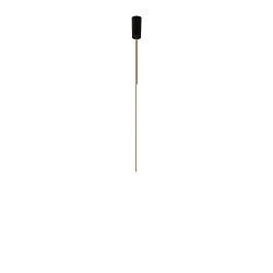 Loftlampe FINLIN CEILING SURF 1.0 IP20, champagne, sort mat d�mpbar