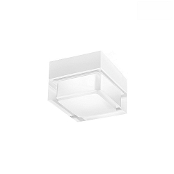 V�g- og Loftlampe MIRBI 2.0 firkantet IP44, hvid d�mpbar