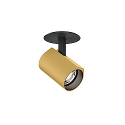 Loftlampe CENO 1.0 Dim-To-Warm, konstant str�m, halvt fors�nket IP20, guld, mat, kulsort d�mpbar
