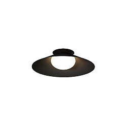 Loftlampe CLEA CEILING SURF 1.0 IP20, sort mat d�mpbar