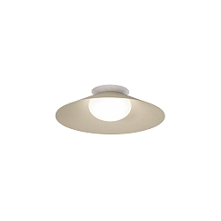 Loftlampe CLEA CEILING SURF 1.0 IP20, silkegr� d�mpbar