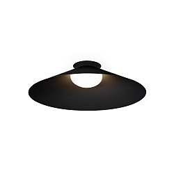 Loftlampe CLEA CEILING SURF 2.0 IP20, sort mat d�mpbar