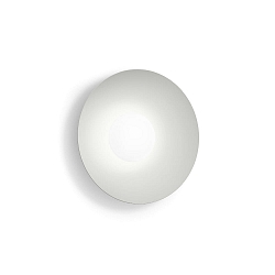 V�glampe CLEA WALL SURF 1.0 IP20, silkegr� d�mpbar