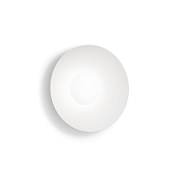 V�glampe CLEA WALL SURF 1.0 IP20, hvid mat d�mpbar