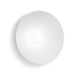 V�glampe CLEA WALL SURF 2.0 IP20, hvid mat d�mpbar