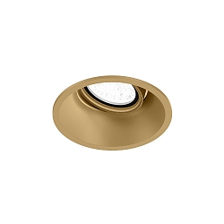 Indbygnings loftlampe DEEP ADJUST 1.0 - LED med bladfjedre, kardanisk drejning IP20, champagne d�mpbar