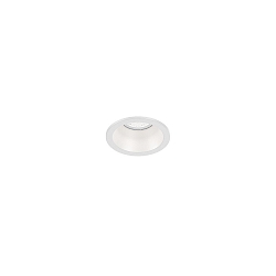 Indbygnings loftlampe DEEP POINT 1.0 lille, stiv, konstant str�m IP20, mat, trafik hvid d�mpbar