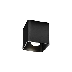 Loftlampe DOCUS CEILING SURF 1.0 1-flamme, DALI styrbar IP20, sort mat d�mpbar