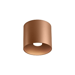 ceiling luminaire RAY CEILING SURF 1.0 1 flame, DALI controllable IP20, copper dimmable