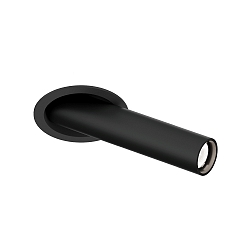 recessed spotlight MATCH SNEAK 1.0 swivelling IP20, black matt