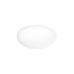 Loftlampe PERLEZ IP44 3.0 - � 20CM multipower, buet, halvt fors�nket IP44 / IP20, hvid d�mpbar