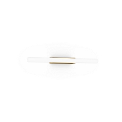 wall luminaire LARRA OPAL 1.0 S14d IP20, champagner dimmable