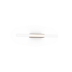 wall luminaire LARRA OPAL 1.0 S14d IP20, copper dimmable