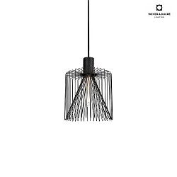 Shade WIRO 1.8 CAGE, lacquered steel, without suspension + lamp, black