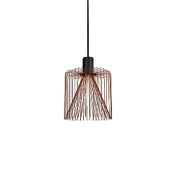 Shade WIRO 1.8 CAGE, lacquered steel, without suspension + lamp, rust