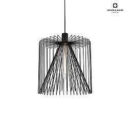 Shade WIRO 3.8 CAGE, lacquered steel, without suspension + lamp, black