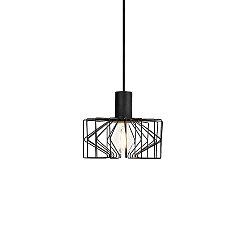 Shade WIRO 2.0 CAGE, lacquered steel, without suspension + lamp, black