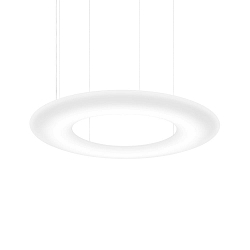 LED Design Pendant luminaire GIGANT 16.0, � 160cm, steel / LLDPE, white, 3000K