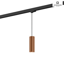 Pendant luminaire RAY 2.0 PAR 16 for 3-phase tracks, GU10 max. 12W, incl. adapter, copper
