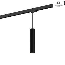 Pendant luminaire RAY 3.0 PAR 16 for 3-phase tracks, GU10 max. 12W, incl. adapter, black