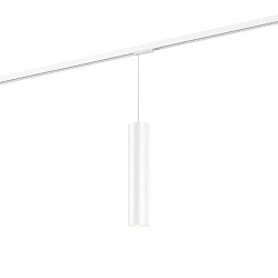 1-faset pendul RAY ON TRACK 3.0 - PAR16 cylindrisk, lang, med adapter GU10 IP20, mat, trafik hvid d�mpbar