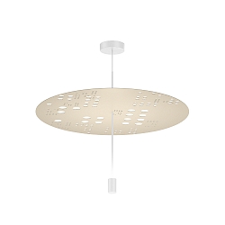 pendant luminaire SHEDDA FRACTAL 2.0 IP20, silk grey dimmable