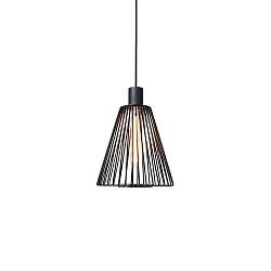 Shade WIRO 1.0 CONE, lacquered steel, without suspension + lamp, black