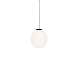 Pendel DRO SUSPENDED 1.0 - � 12.5CM G9 IP20, opal hvid, sort mat d�mpbar