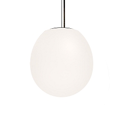 Pendel DRO SUSPENDED 3.0 - � 29CM E27 IP20, opal hvid, sort mat d�mpbar