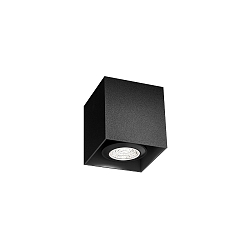 overflade lampe BOX MINI 1.0 Kubusform, stiv GU10 IP20, sort d�mpbar