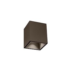 Downlight BOX MINI 1.0 firkantet, overflademonteret version IP20, bronze d�mpbar