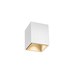 Downlight BOX MINI 1.0 firkantet, overflademonteret version IP20, champagne d�mpbar