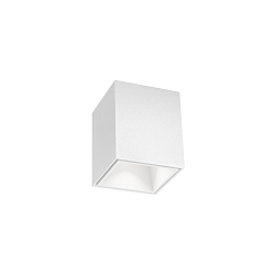 Downlight BOX MINI 1.0 firkantet, overflademonteret version IP20, hvid mat d�mpbar