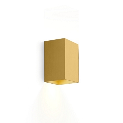 Udend�rs wall luminaire BOX MINI 1.0 GU10 IP20, guld d�mpbar