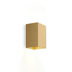Udend�rs wall luminaire BOX MINI 1.0 GU10 IP20, messing d�mpbar