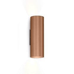 Væglampe RAY MINI 2.0 - PAR16 up / down, 2-flammer GU10 IP20, kobber dæmpbar