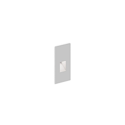 V�gindbygningslampe STRIPE WALL REC 0.4 IP20, aluminium b�rstet 
