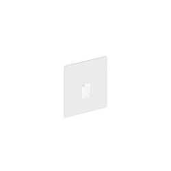 V�gindbygningslampe STRIPE WALL REC 0.7 IP20, hvid mat 