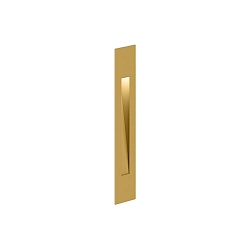 V�gindbygningslampe STRIPE WALL REC 2.2 IP20, guld 