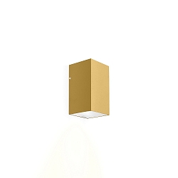 LED Wall luminaire TRAIN 1.0, 1-sided, 6W 2700K 390lm 36�, CRi >90, dimmable, gold