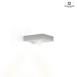 LED Wall luminaire LEENS 1.0, 1-sided, 8W 3000K, CRi >90, dimmable, aluminum