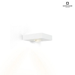 LED Wall luminaire LEENS 1.0, 1-sided, 8W 3000K, CRi >90, dimmable, white