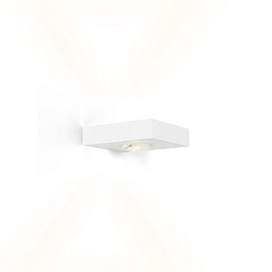 V�glampe LEENS 2.0 - UP&DOWN 2-flammer, med linseoptik IP20, mat, trafik hvid d�mpbar